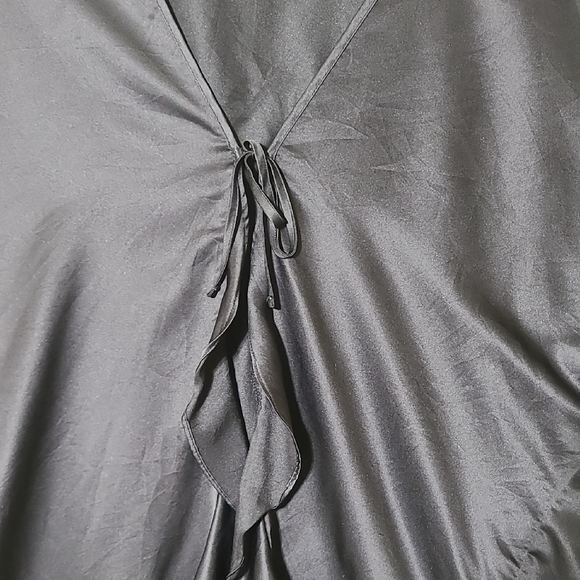 VICTORIA'S SECRET Black Flutter Sleeve Kimono Robe - One Size - Picture 2 of 8